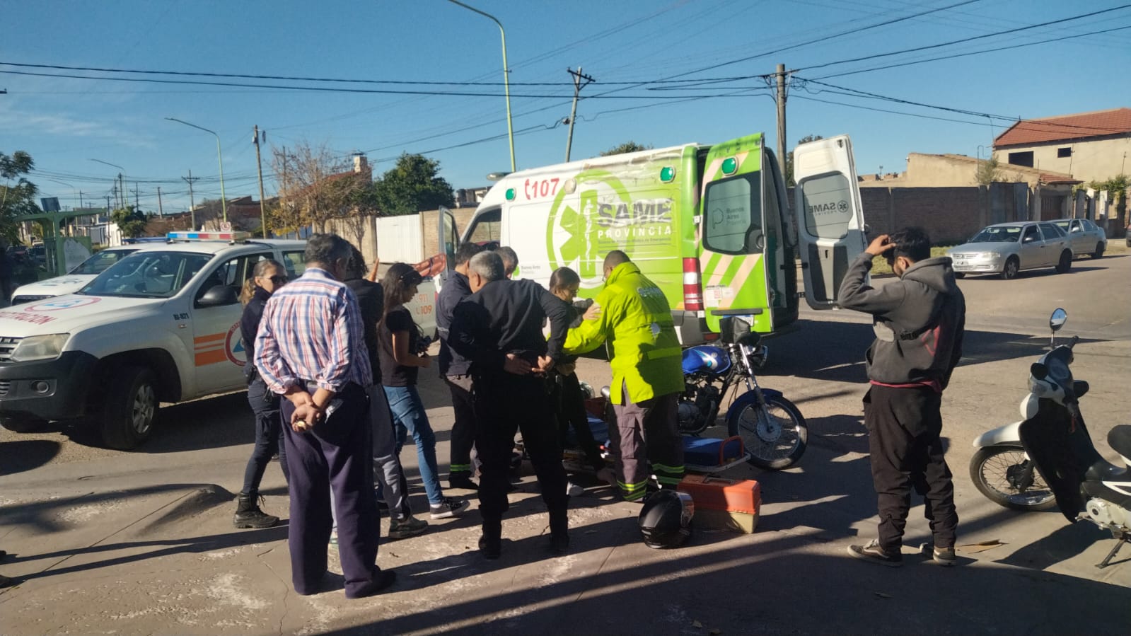 Choque Entre Motos Positivo De Alcoholemia Y Una Mujer Hospitalizada