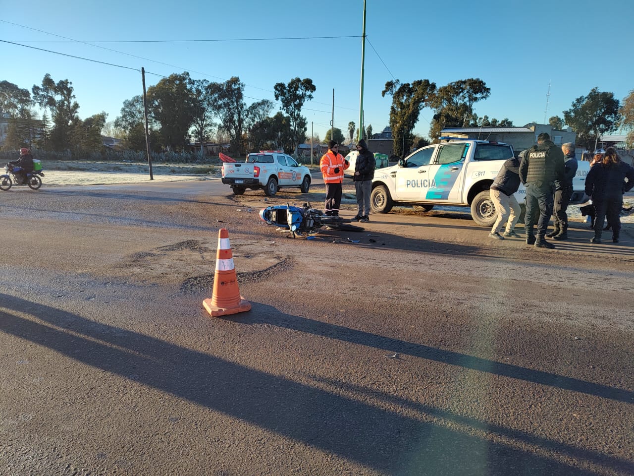 Motociclista Hospitalizada En Choque Con Un Auto Noticias