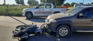 Motociclista herido en Parera 2700