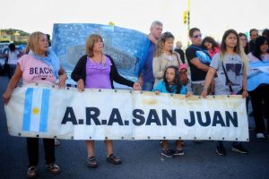Familiares de los marinos del Ara San Juan 