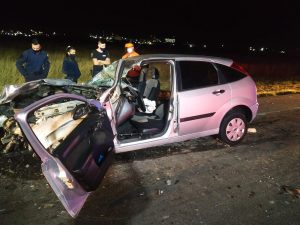 Terrible impacto en Ruta 3 Bahía Blanca 