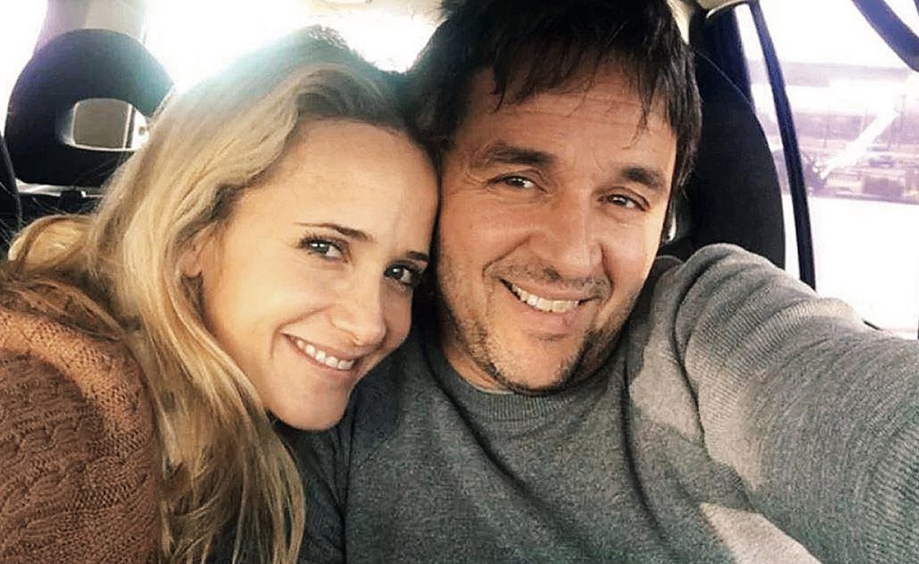 Julieta Prandi y expareja