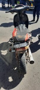 Moto accidente en Bahía 