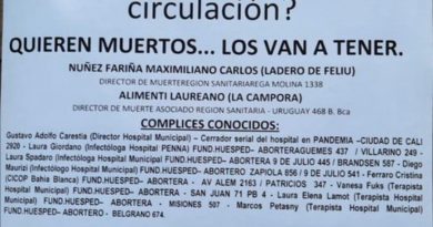Panfletos amenazantes en la casa de Núñez Fariña