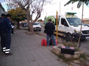 Embestida por una bici en Blandengues y Bolivia 