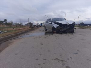 Choque en Avenida Raúl Alfonsín